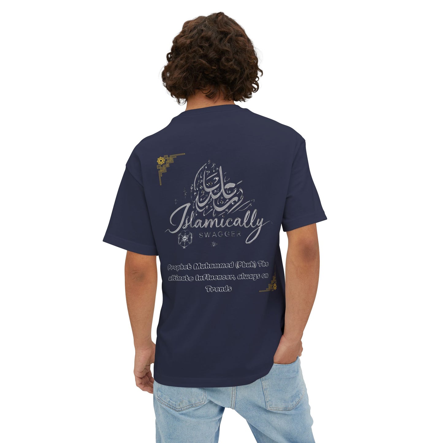 Stylish Oversized T-shirt l The Greatest Man in History l Ultimate Influencer l Youth -Faith-Based Apparel, Meaningful Fashion l Timeless Islamic Style