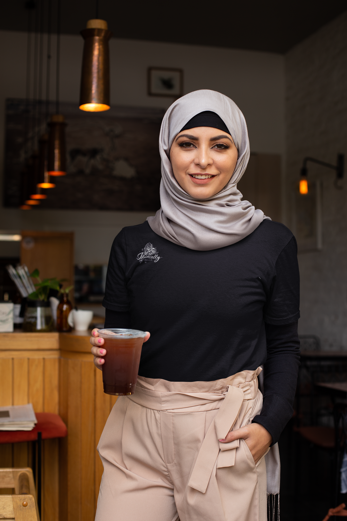 Woman inspirational, empowering, Muslim t shirt- 'I am Rocking it like Aisha' Inspirational Female Confidence tee l Muslim fashion
