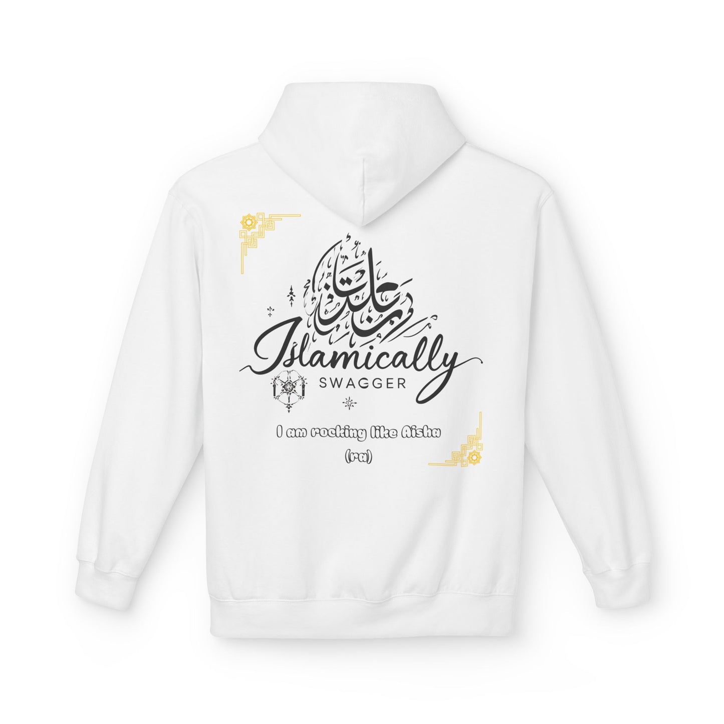 Woman inspirational, empowering, Muslim hoodie- 'I am Rocking it like Aisha' Inspirational Female Confidence hoodie l Muslim fashion