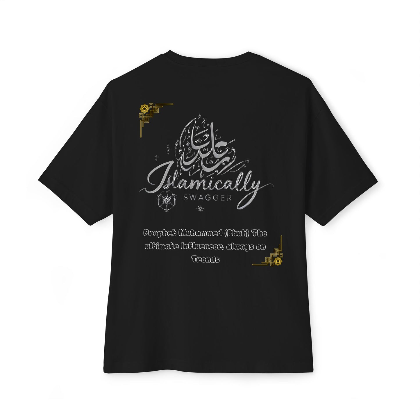 Stylish Oversized T-shirt l The Greatest Man in History l Ultimate Influencer l Youth -Faith-Based Apparel, Meaningful Fashion l Timeless Islamic Style